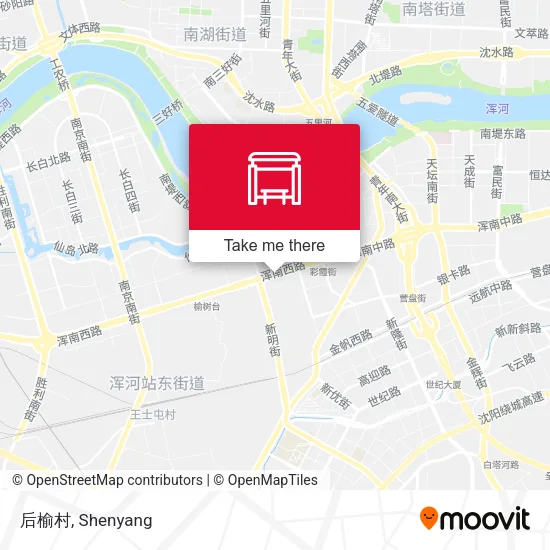 后榆村 map