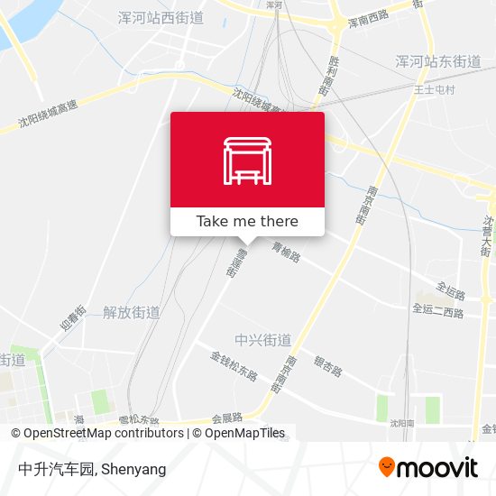 中升汽车园 map
