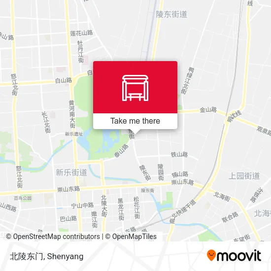 北陵东门 map