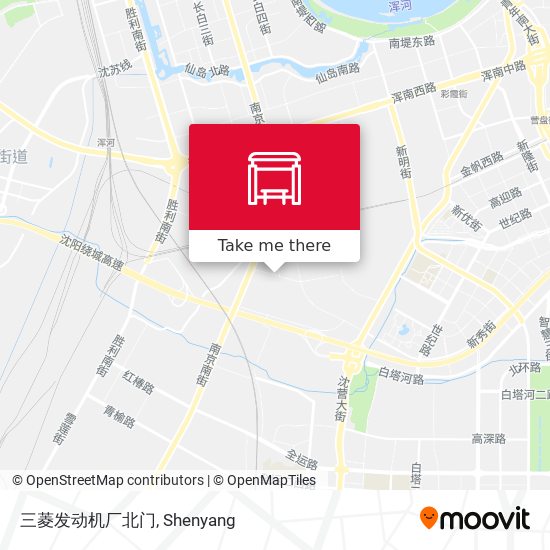 三菱发动机厂北门 map