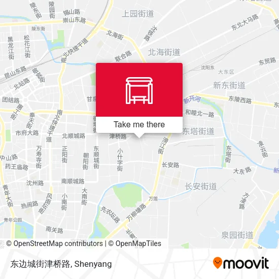 东边城街津桥路 map