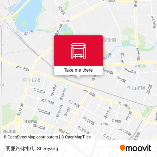 明廉路锦水街 map