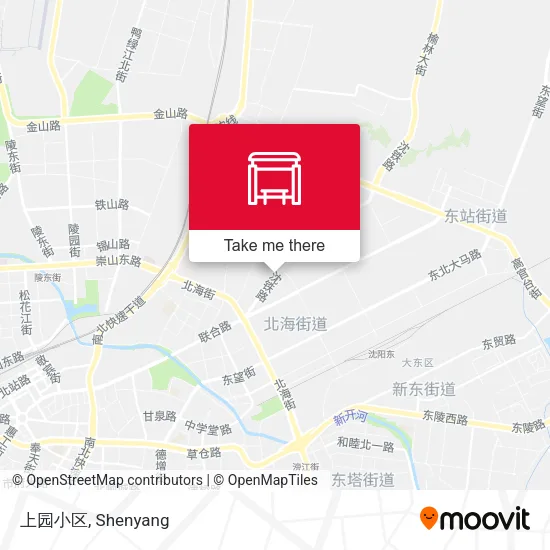 上园小区 map