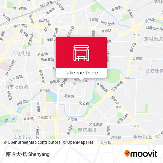 南通天街 map