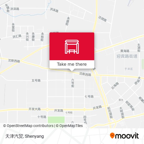 天津汽贸 map