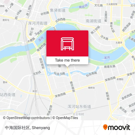 中海国际社区 map