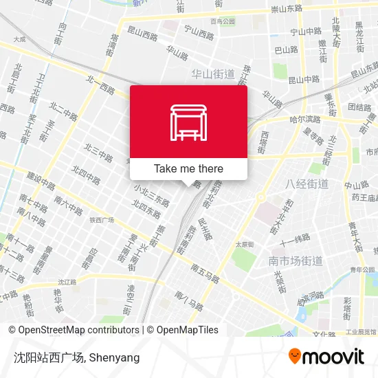 沈阳站西广场 map