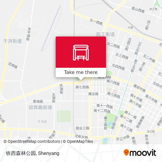 铁西森林公园 map