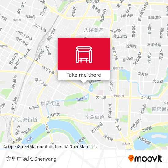 方型广场北 map