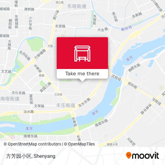 方芳园小区 map