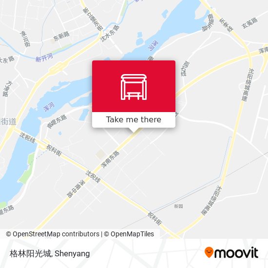 格林阳光城 map