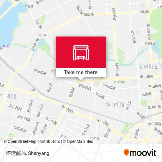 塔湾邮局 map