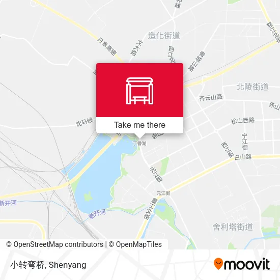 小转弯桥 map