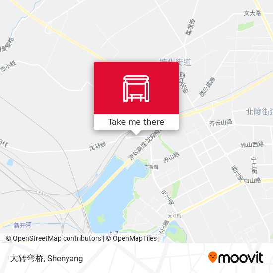 大转弯桥 map