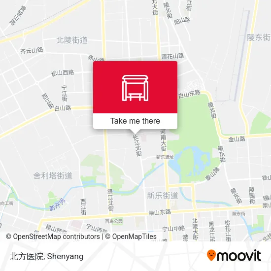 北方医院 map
