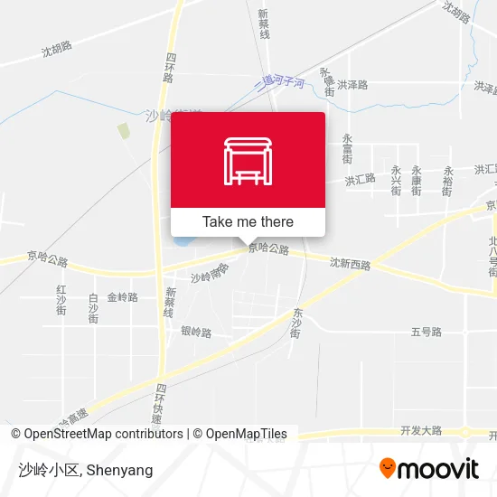 沙岭小区 map