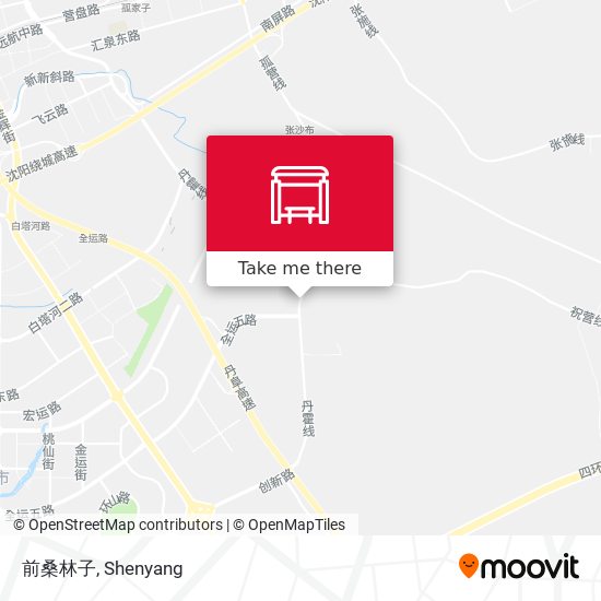 前桑林子 map