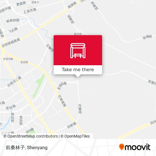 前桑林子 map