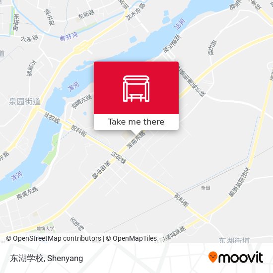 东湖学校 map