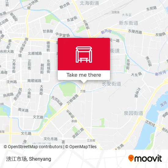 滂江市场 map