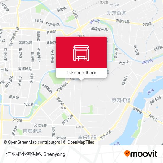 江东街小河沿路 map