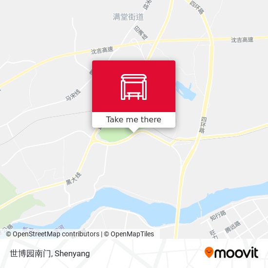 世博园南门 map
