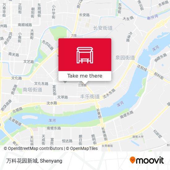 万科花园新城 map