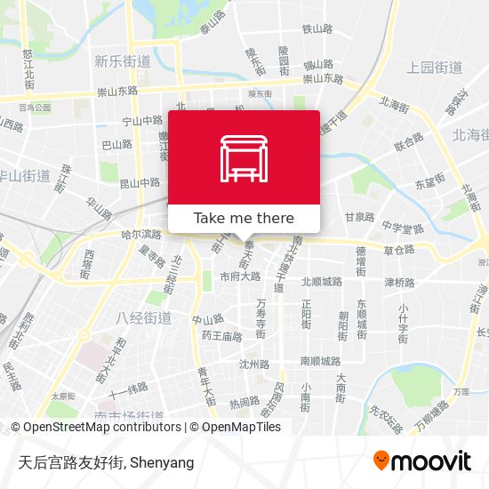 天后宫路友好街 map