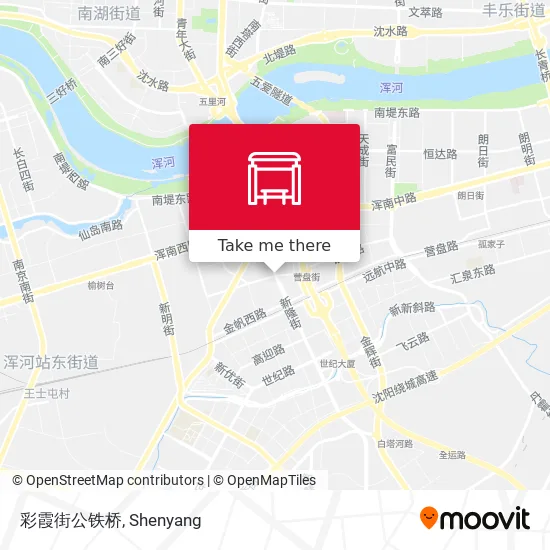 彩霞街公铁桥 map