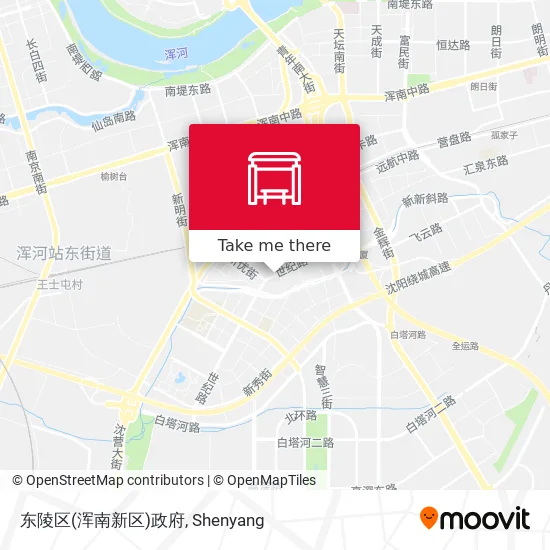 东陵区(浑南新区)政府 map