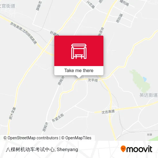 八棵树机动车考试中心 map