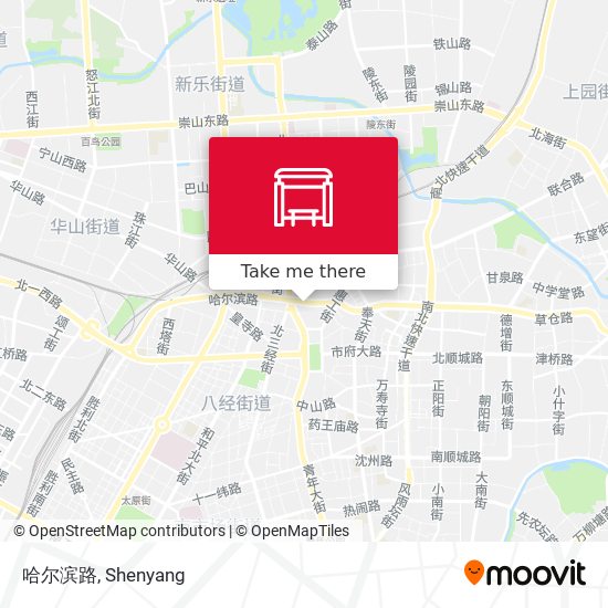 哈尔滨路 map