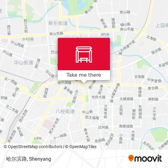 哈尔滨路 map