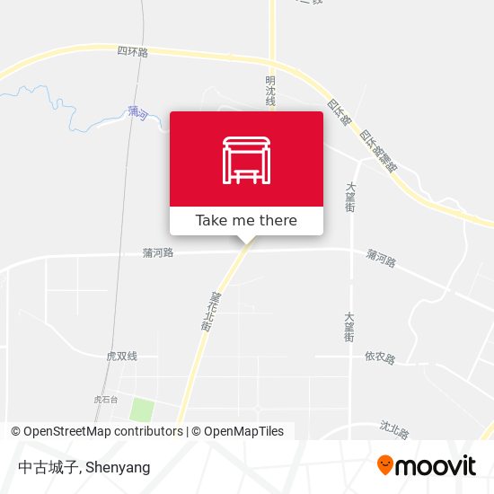 中古城子 map