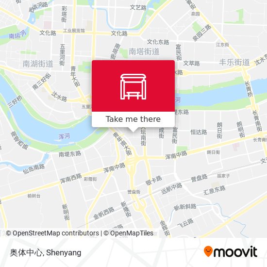 奥体中心 map