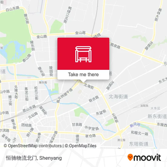 恒驰物流北门 map