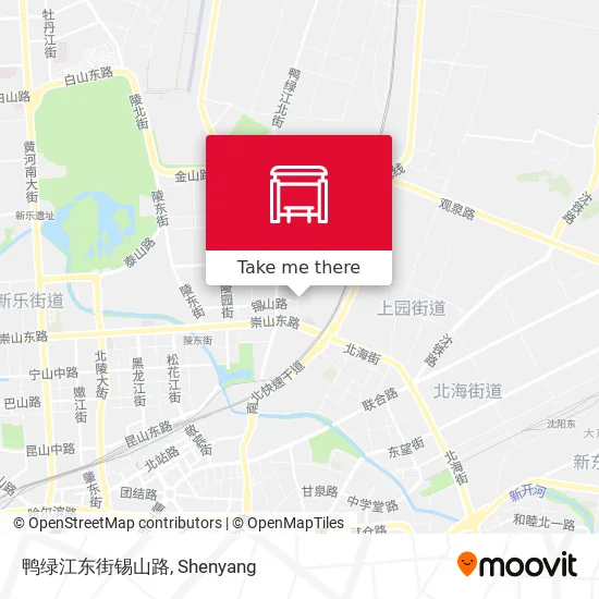 鸭绿江东街锡山路 map