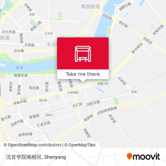 沈音学院南校区 map