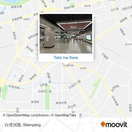 白塔河路 map