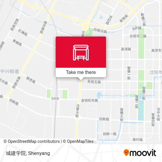城建学院 map