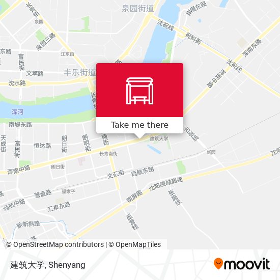 建筑大学 map