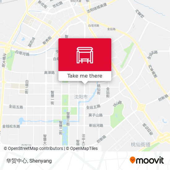 华贸中心 map
