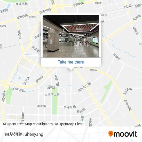 白塔河路 map