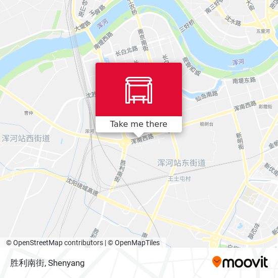 胜利南街 map