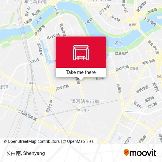 长白南 map