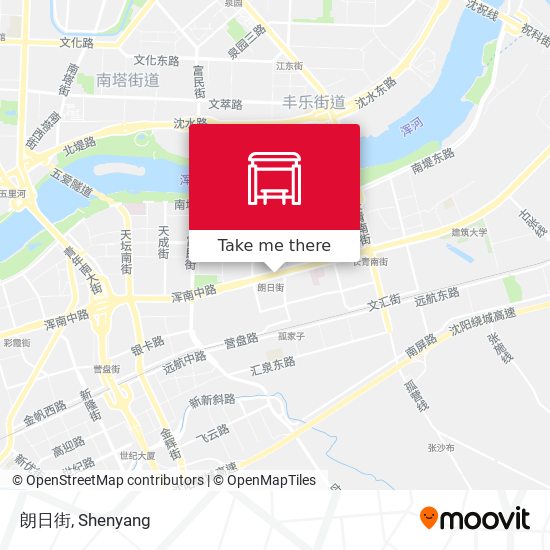 朗日街 map