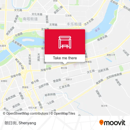 朗日街 map