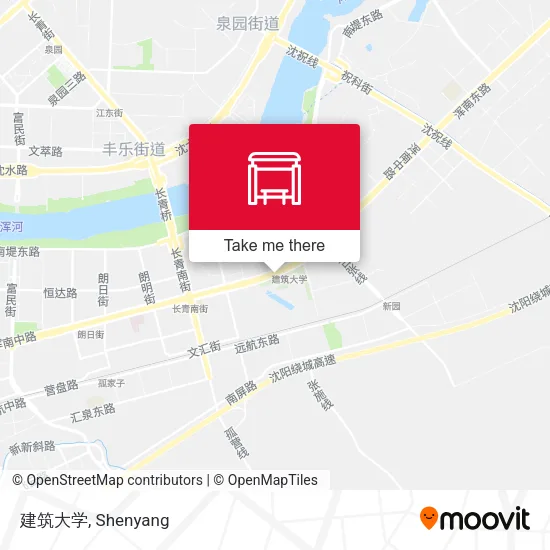 建筑大学 map