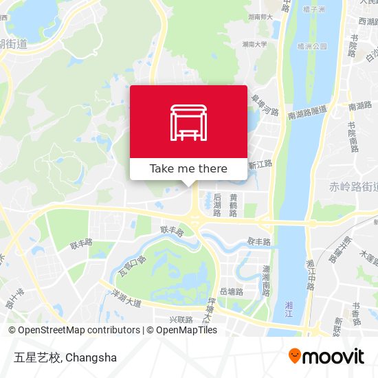 五星艺校 map