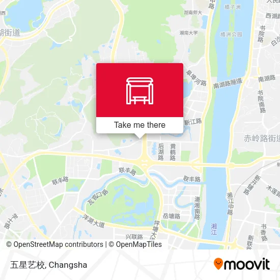 五星艺校 map
